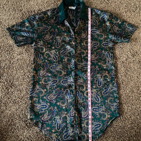 VTG Sostanza Paisley Shirt Dress - Picture 2 of 6